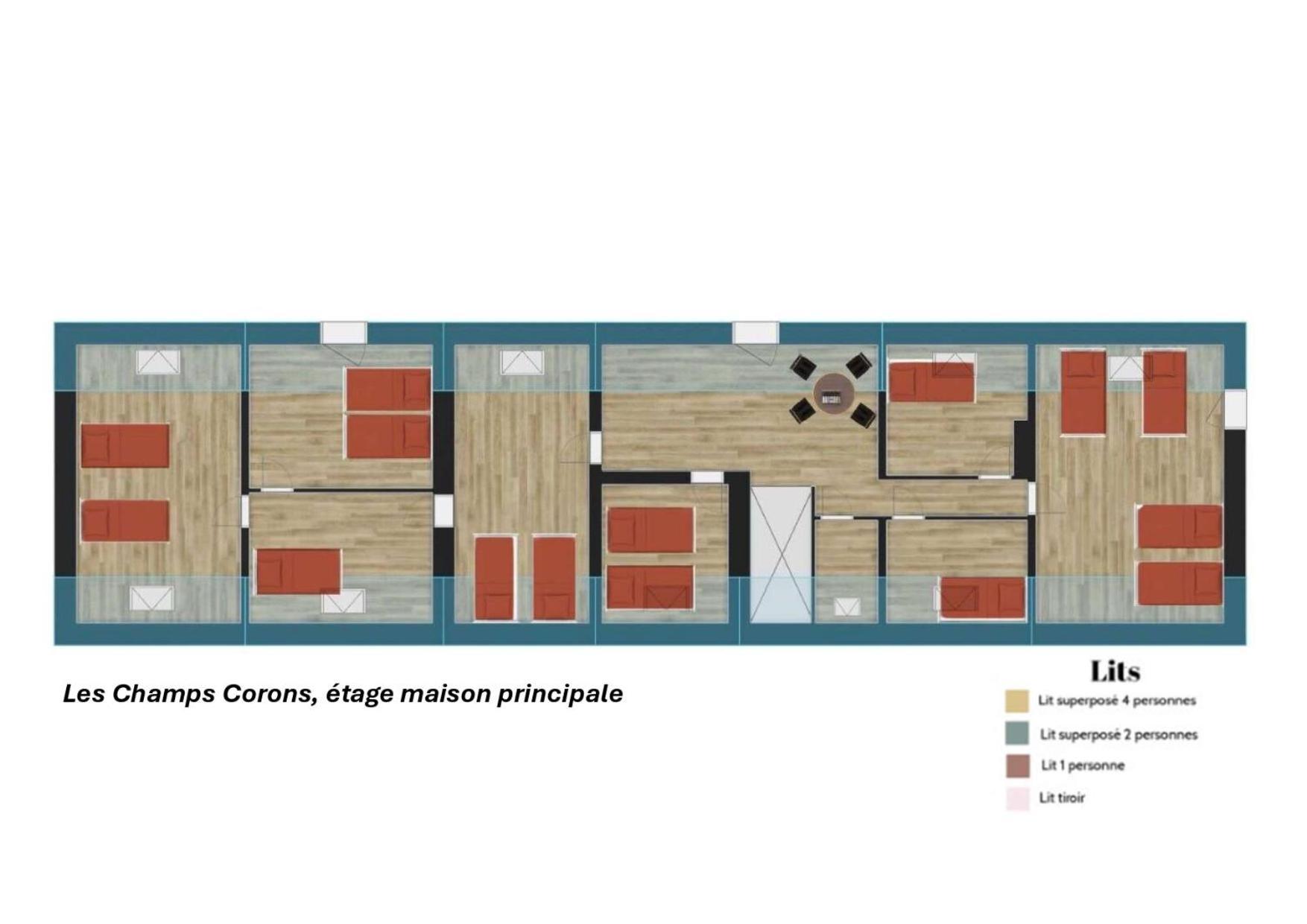 Crazy Villa Champs Corons 61 - Interior Heated Pool - 2H From Paris - 30P Les Menus Exterior foto